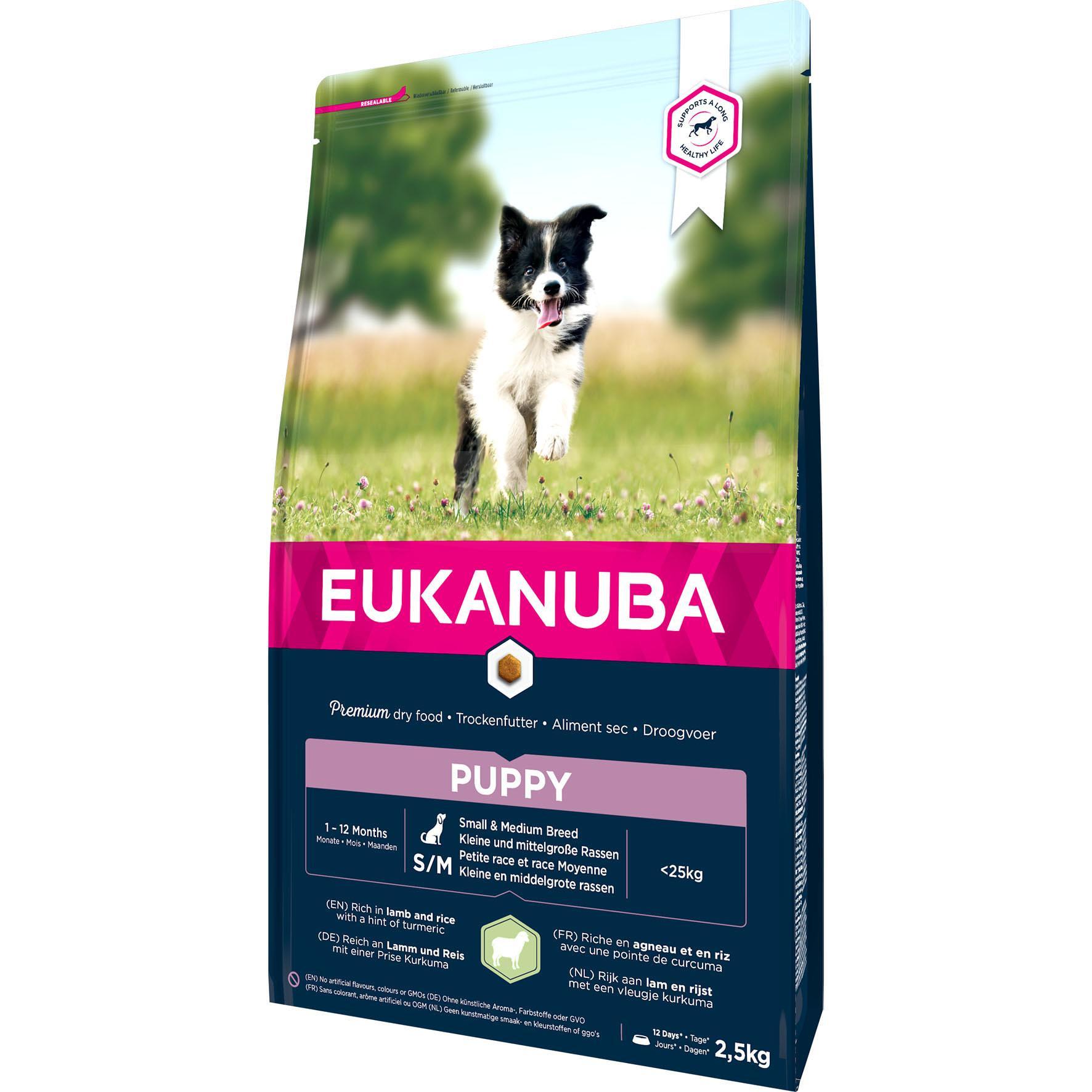 Eukanuba  Puppy Lamm Small/Medium 2.5kg 