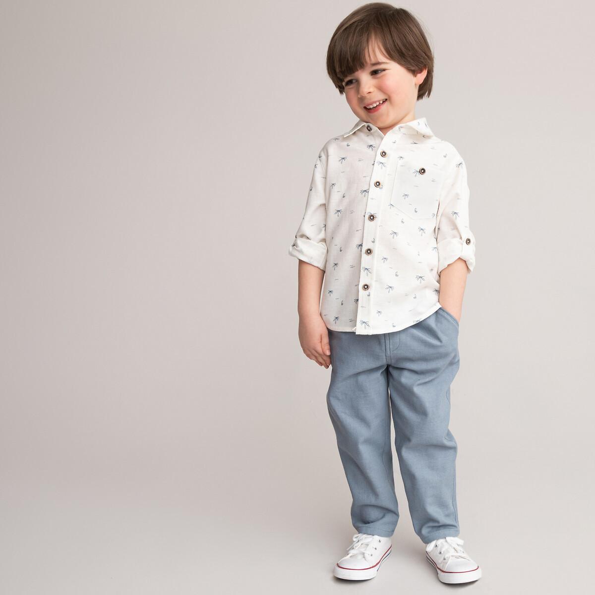 Image of Set Aus Hemd Und Hose Unisex Beige 18M