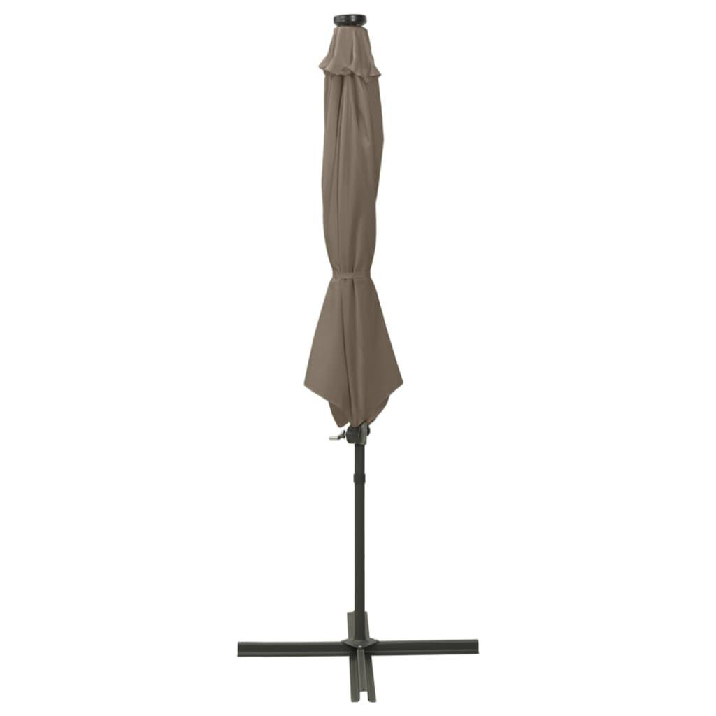 VidaXL Parasol de jardin en porte-à-faux  