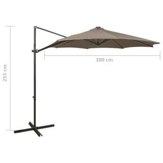 VidaXL Parasol de jardin en porte-à-faux  