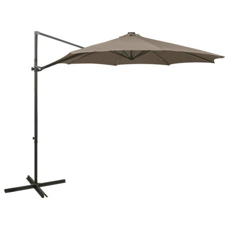 VidaXL Parasol de jardin en porte-à-faux  