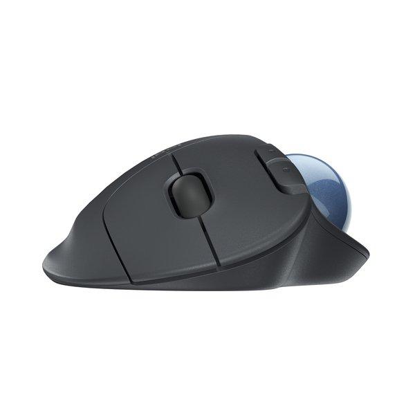 Logitech  ERGO M575 for Business souris Droitier RF sans fil + Bluetooth Trackball 2000 DPI 