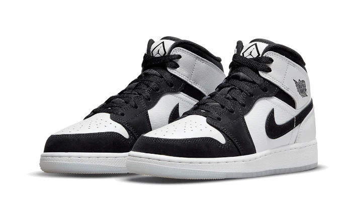 Image of Air Jordan 1 Mid Diamond Shorts Damen Weiss 42