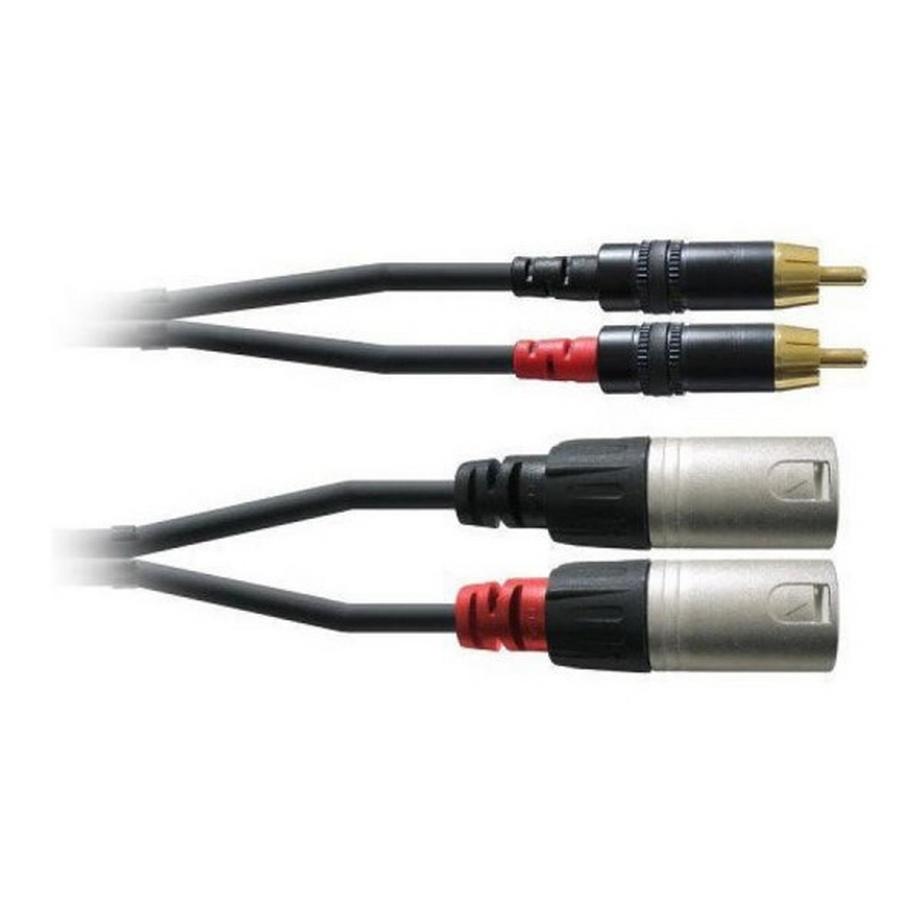 Cordial  Cordial CFU 1.5 MC cavo audio 1,5 m 2 x RCA 2 x XLR (3-pin) Nero 