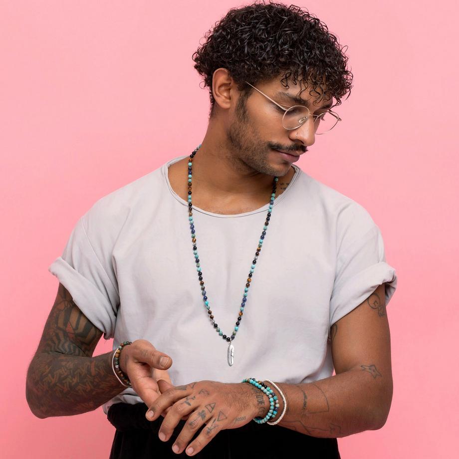 Balibay  Kiyan  Armband mit Steinen und Silber 