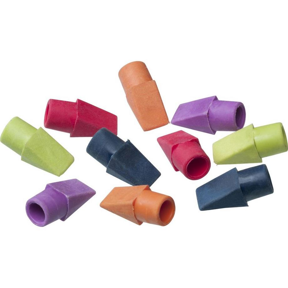 Linex Linex 100412096 gomma per cancellare Elastomero Termoplastico (TPE) Blu, Verde, Arancione, Rosa, Giallo 10 pz  