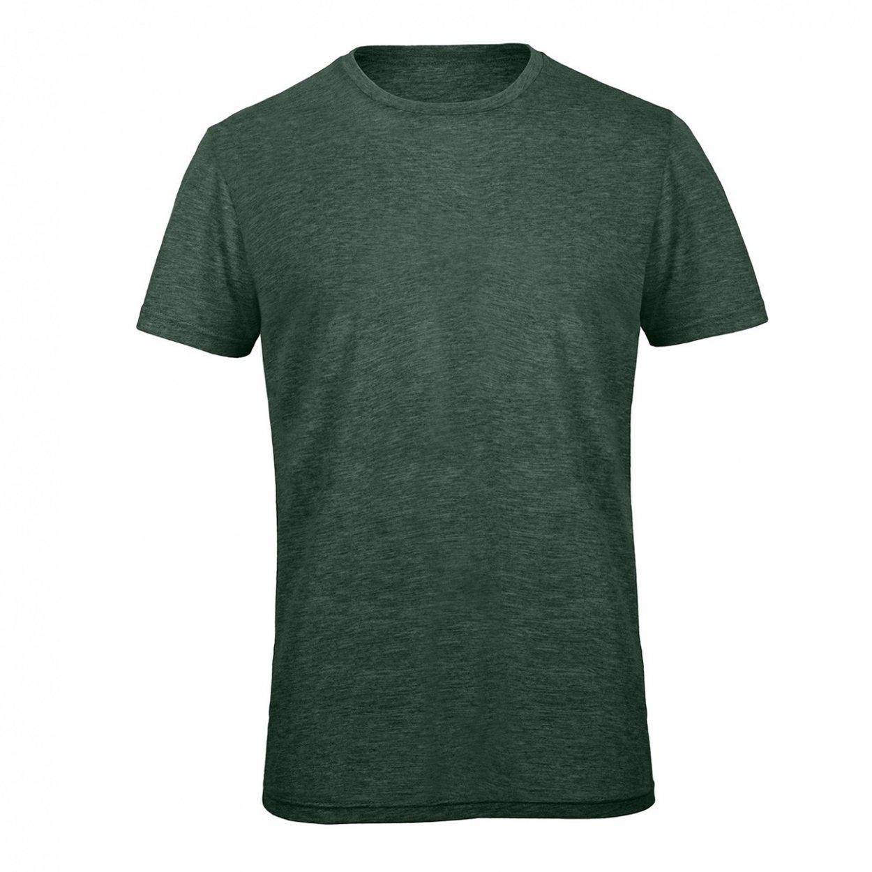 Image of B&c Triblend Sport Tshirt Herren Waldgrün 3XL