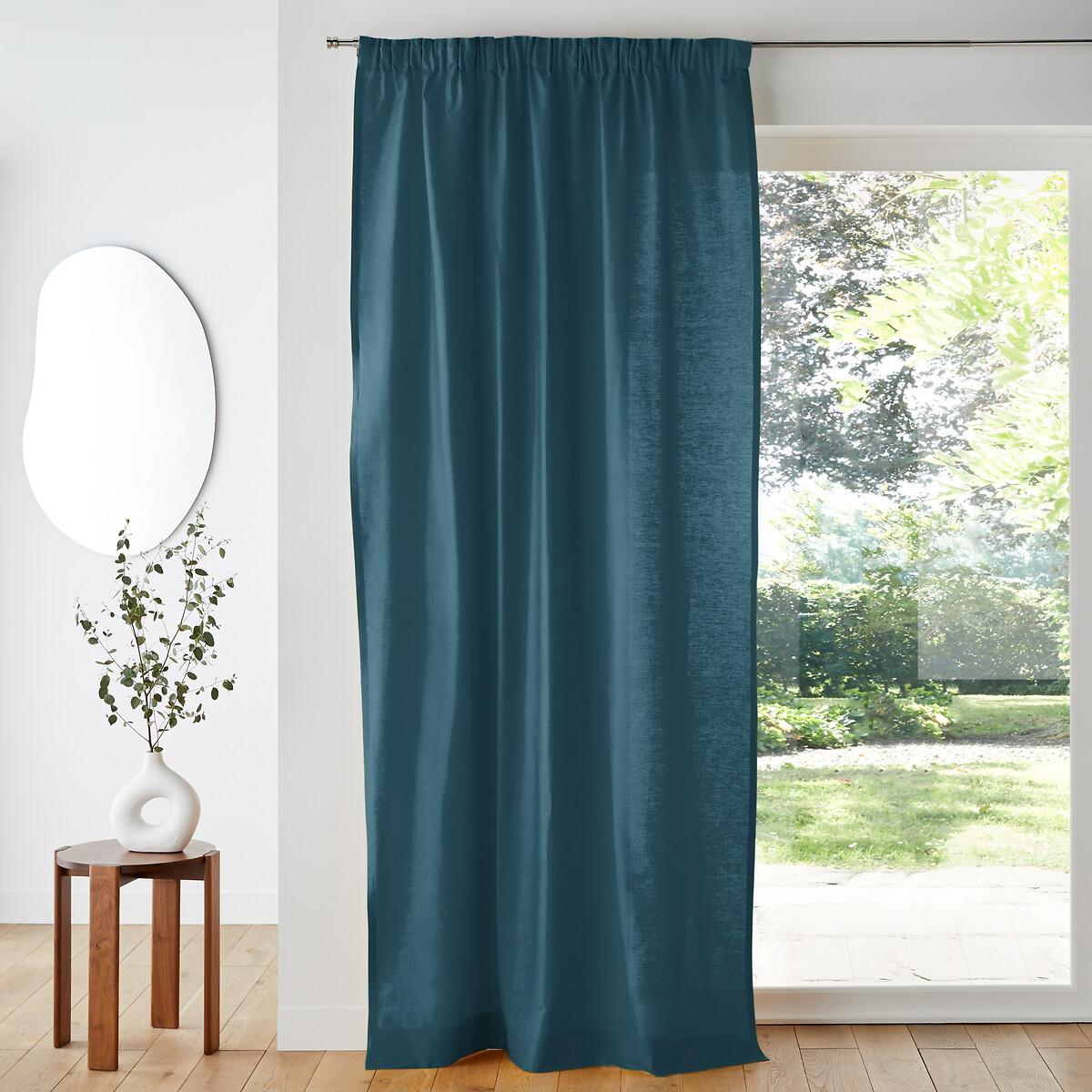 Image of Vorhang Scenario Mit Faltenband Unisex Blau 135x350CM