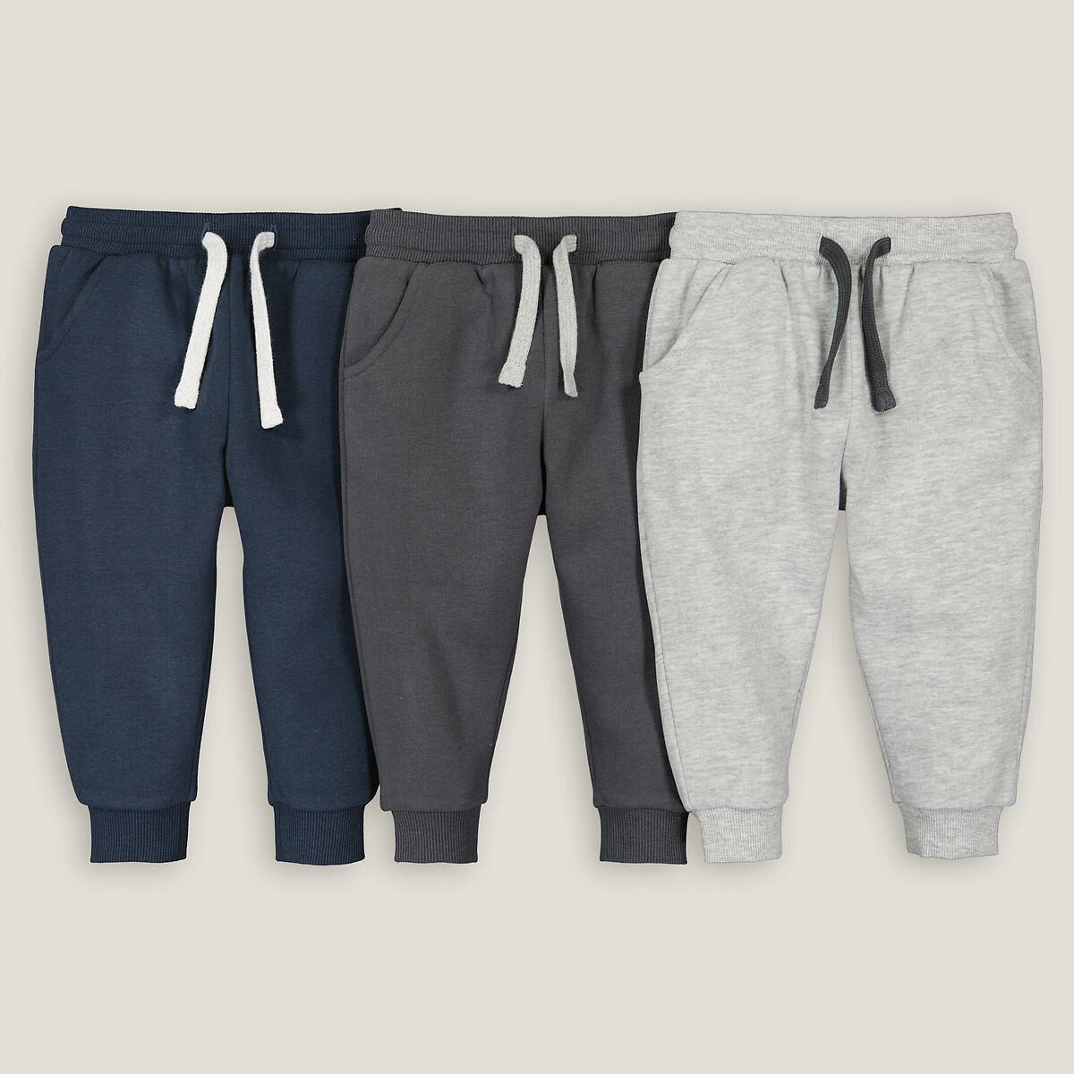 Image of 3er-pack Joggpants Aus Sweatware Unisex Grau 9M