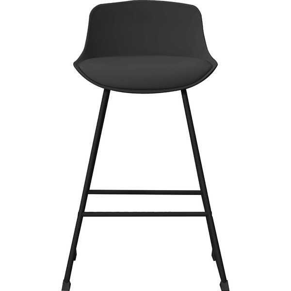 mutoni Chaise de bar Rita noire (1 pièce)  