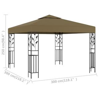 VidaXL gazebo Tessuto  