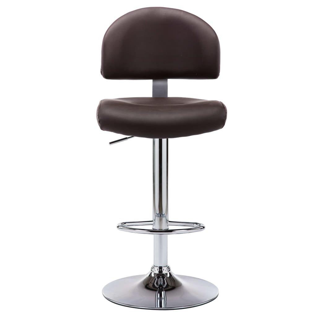 VidaXL Tabouret de bar cuir artificiel  