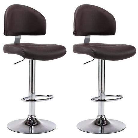 VidaXL Tabouret de bar cuir artificiel  