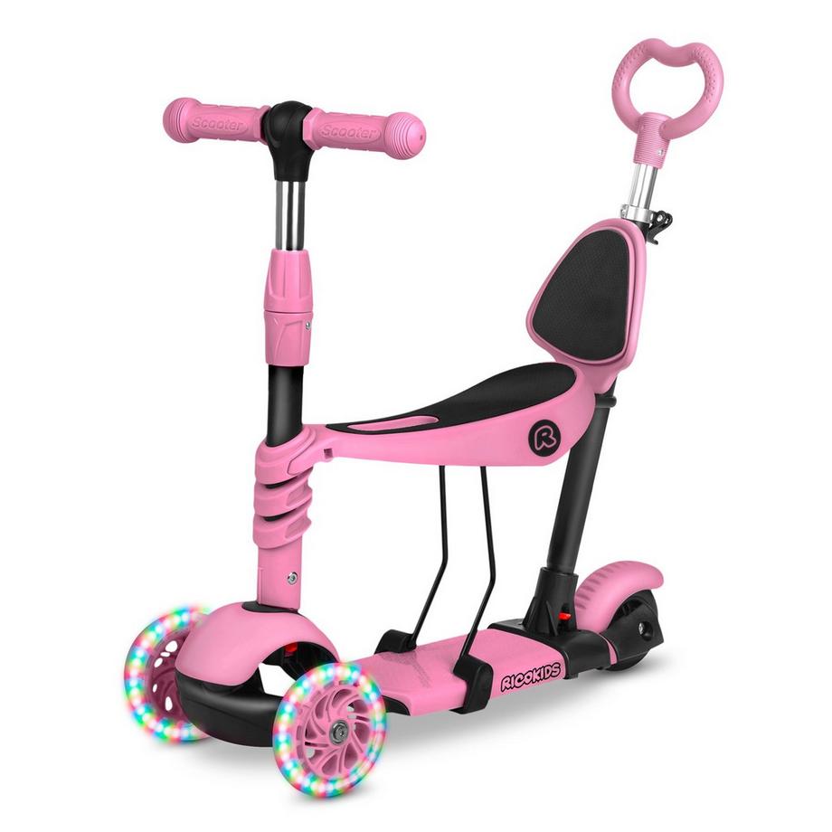 B2X  Triciclo Scooter Ricokids Todi - Rosa 
