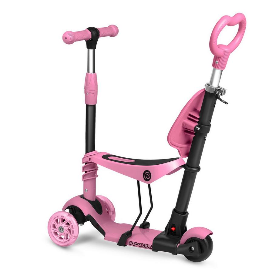 B2X  Triciclo Scooter Ricokids Todi - Rosa 