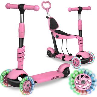 B2X  Dreiradroller Ricokids Todi - Rosa 