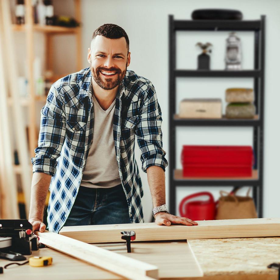 B2X Ripiano nero per carichi elevati 5 livelli  