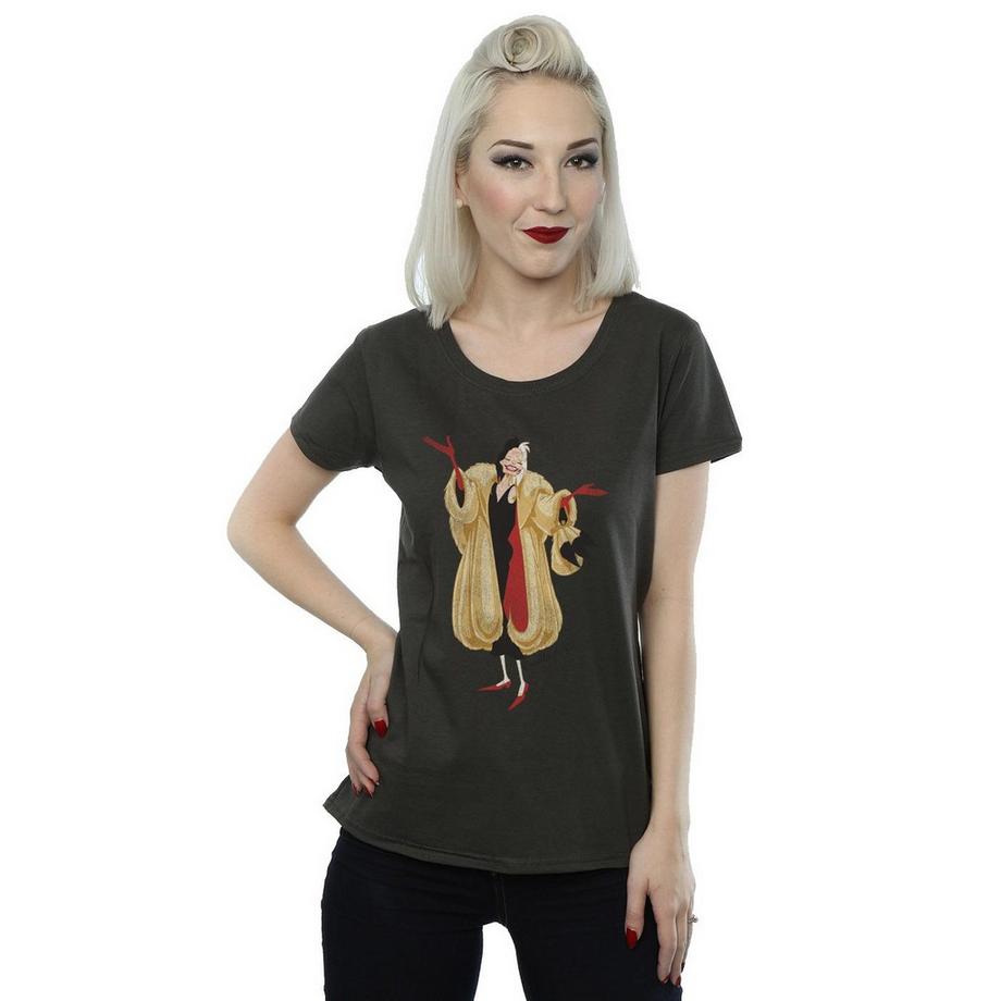 Disney Cruella De Vil Gold Coat T-Shirt  