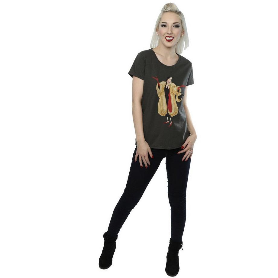 Disney Cruella De Vil Gold Coat T-Shirt  
