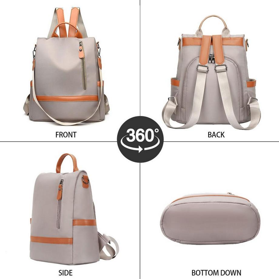 Only-bags.store Petit sac à dos antivol pour ville école travail voyages  