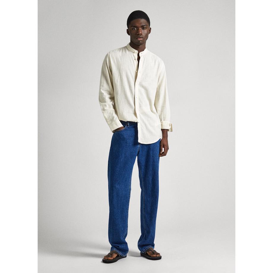 Pepe Jeans London Pamphill Camicia a Righe Maniche Lunghe  