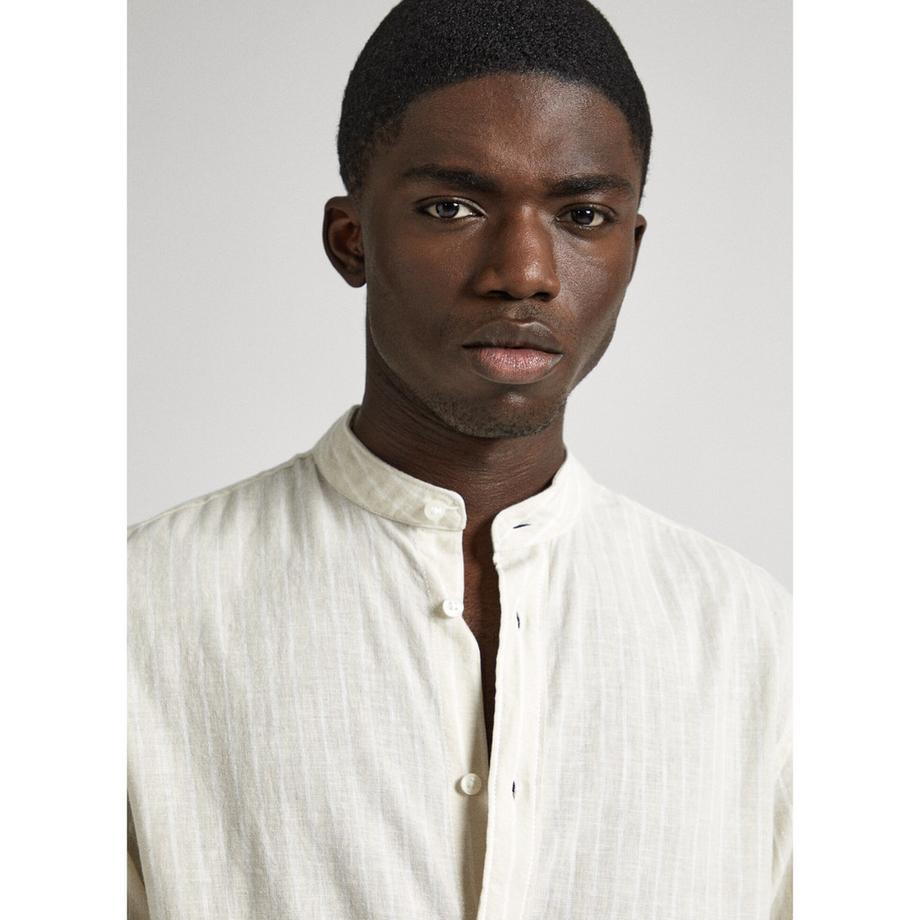 Pepe Jeans London Pamphill Camicia a Righe Maniche Lunghe  