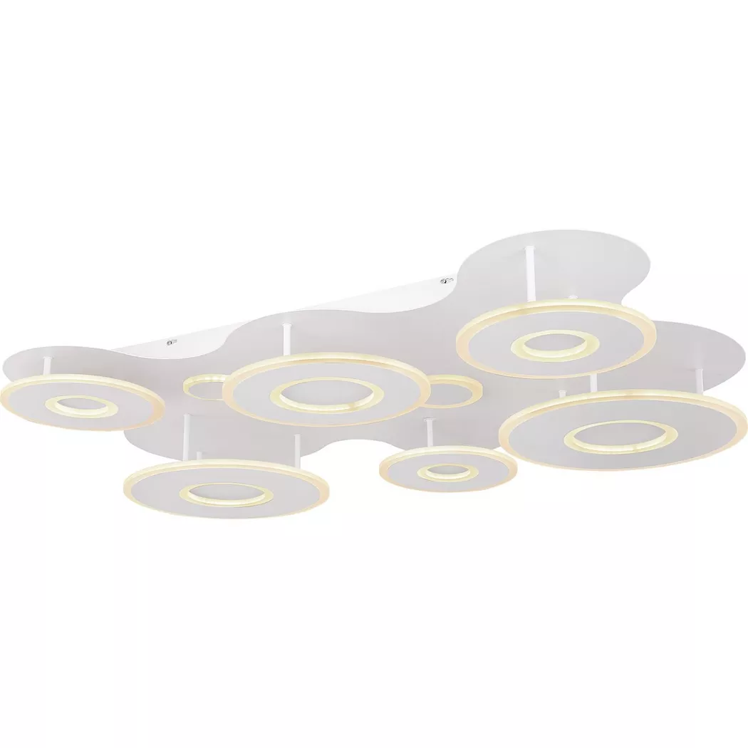 mutoni – Deckenleuchte Flavetto Metall weiss 1xLED 80x107x15, One Size, Weiss