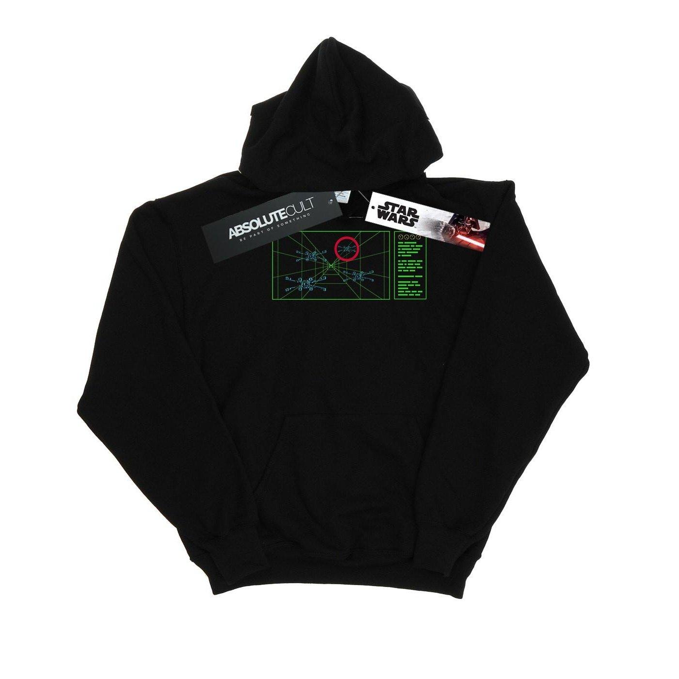 Image of Xwing Target Kapuzenpullover Damen Schwarz M