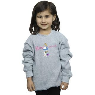 Disney  Alice In Wonderland How Curious Sweatshirt 