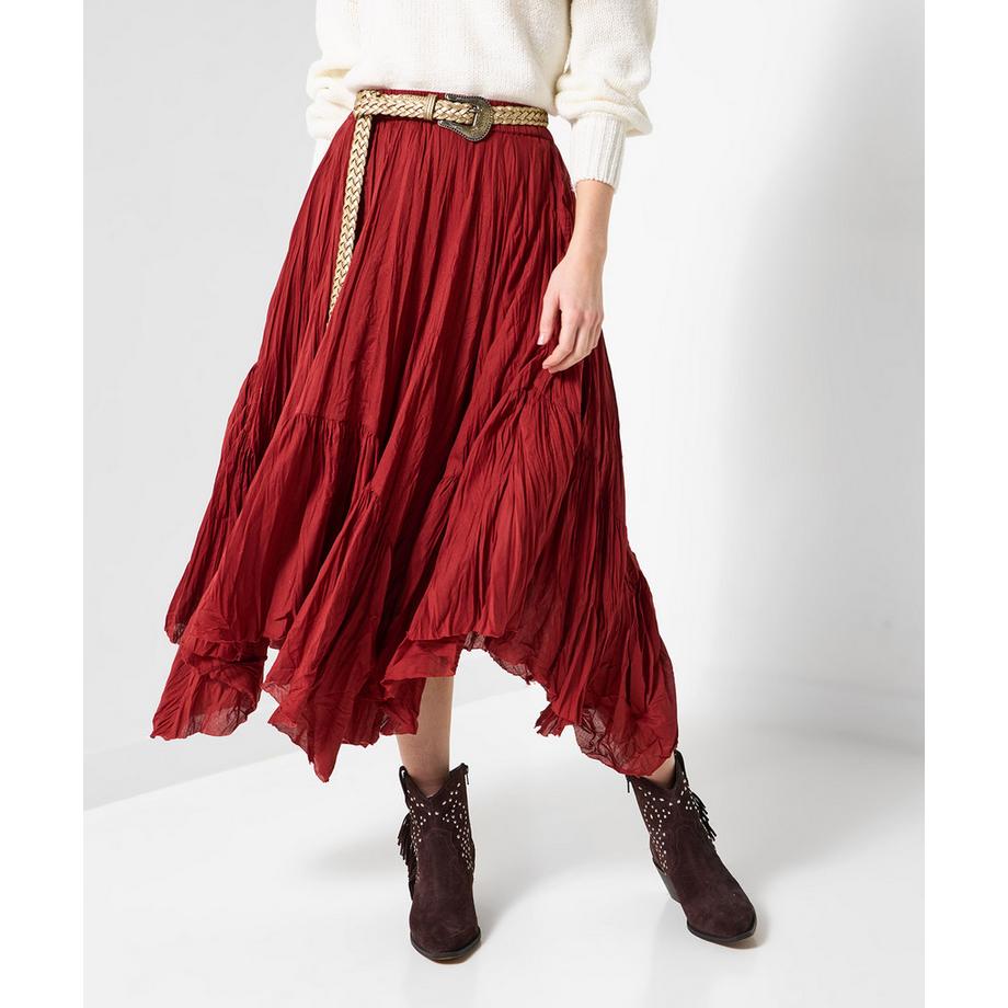 Joe Browns Lagen Maxirock mit Zipfelsaum  