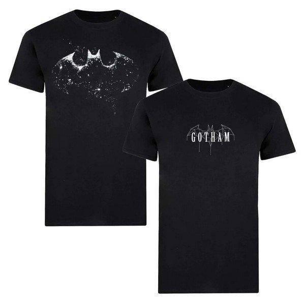 Image of Gotham Tshirt (2erpack) Herren Schwarz L