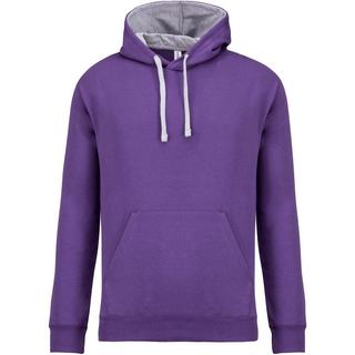 Kariban  sweatshirt à capuche contrastée 