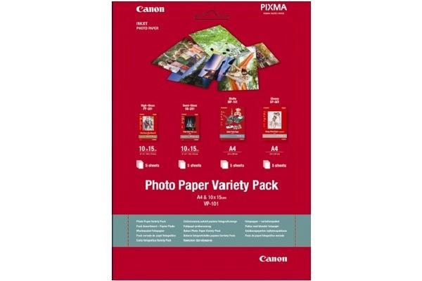 Canon CANON Photo Pap.Variety Pack A4/A6 VP101A4/6 InkJet 20 Blatt  