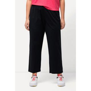 Ulla Popken  Pantalon chino Ruby 7/8 - taille élastique, jambe droite et large 