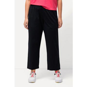 Pantaloni chino a 7/8 modello Ruby con taglio della gamba dritto e ampio e cintura elastica