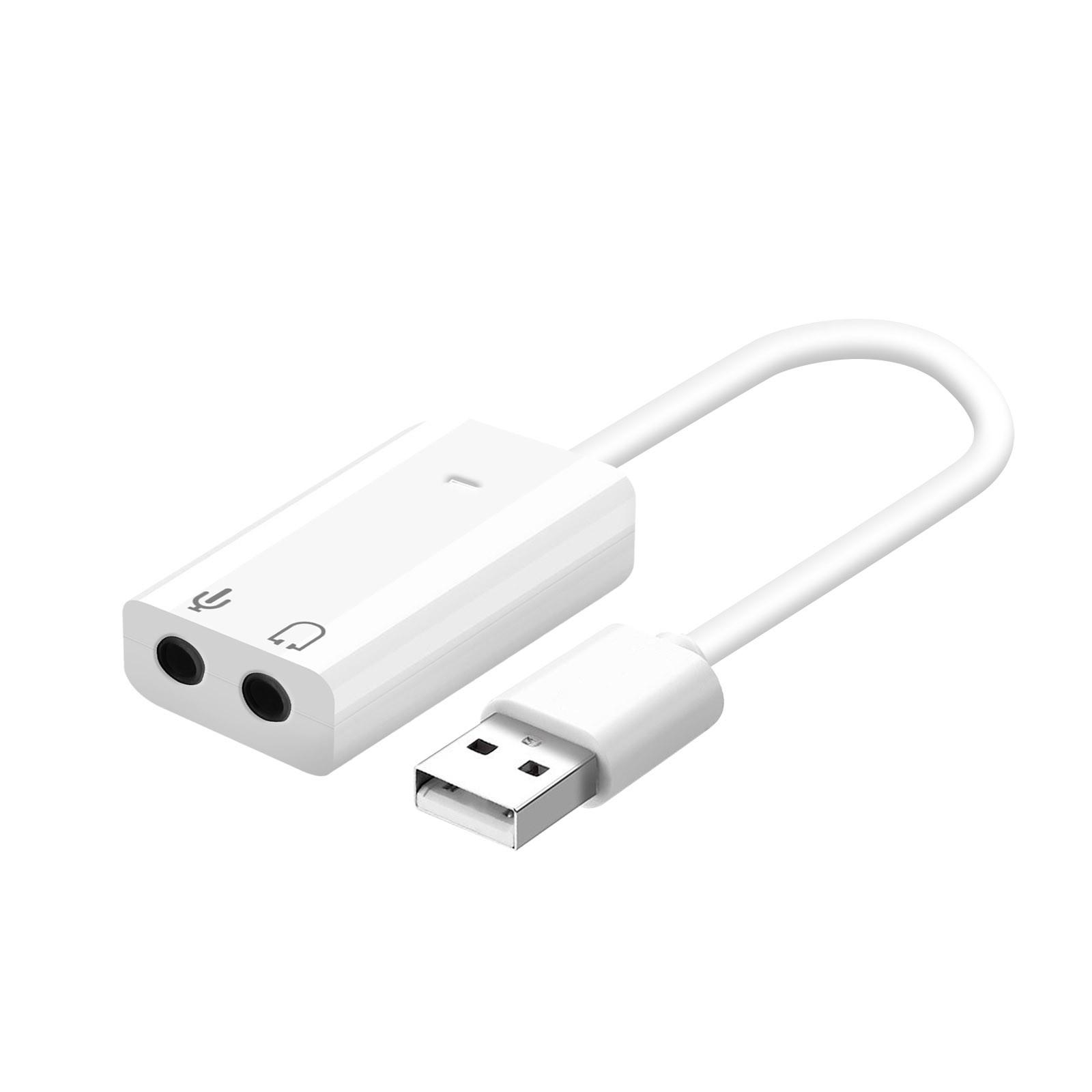 Avizar  Externe USB / 3.5mm Klinken Soundkarte 