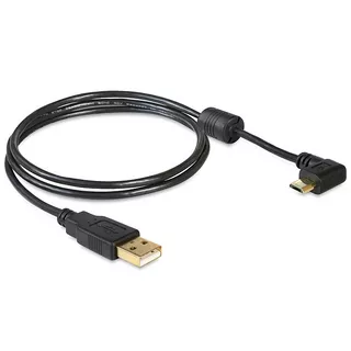 DeLock  83147 USB Kabel 1 m USB 2.0 USB A Micro-USB B Schwarz 