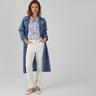 La Redoute Collections  Denim-Trenchcoat aus Lyocell/Baumwolle 