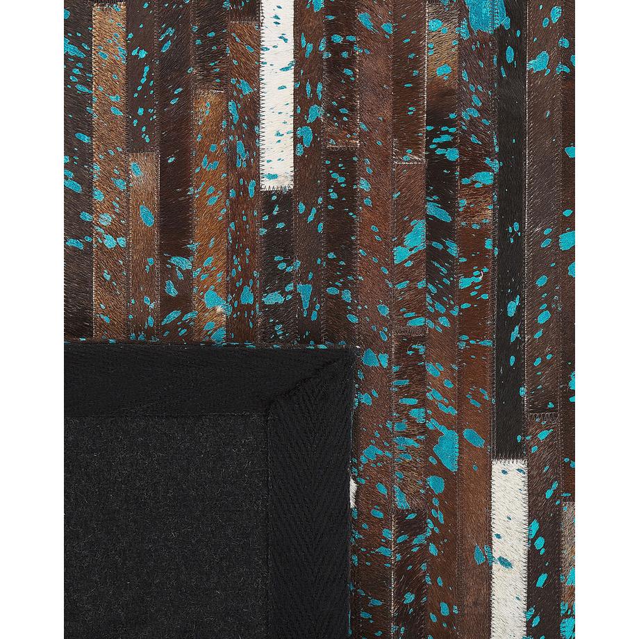 Beliani Tapis en Peau de vache  KISIR  