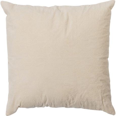 mutoni Coussin en velours pochoir avec broderie Milk 45x45  