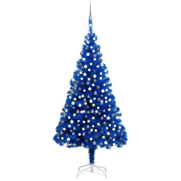 VidaXL Arbre de Noël artificiel avec décoration  