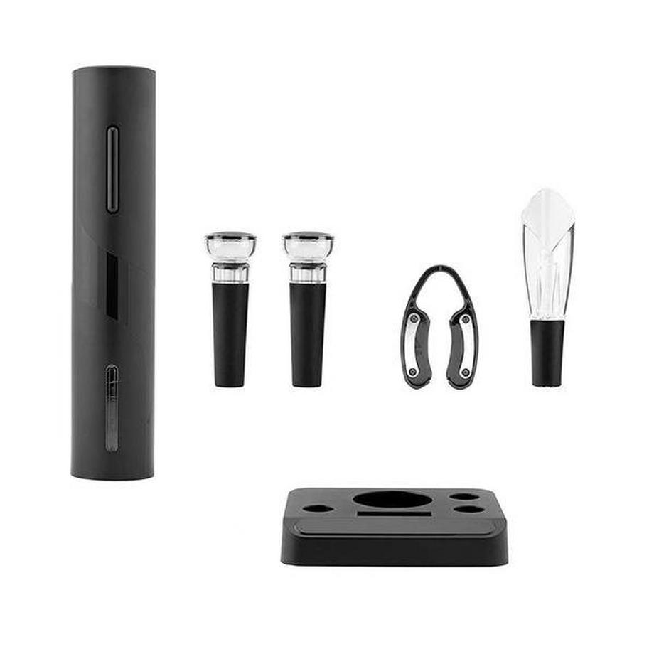 eStore  Weinzubehör - Set mit elektrischem Korkenzieher 