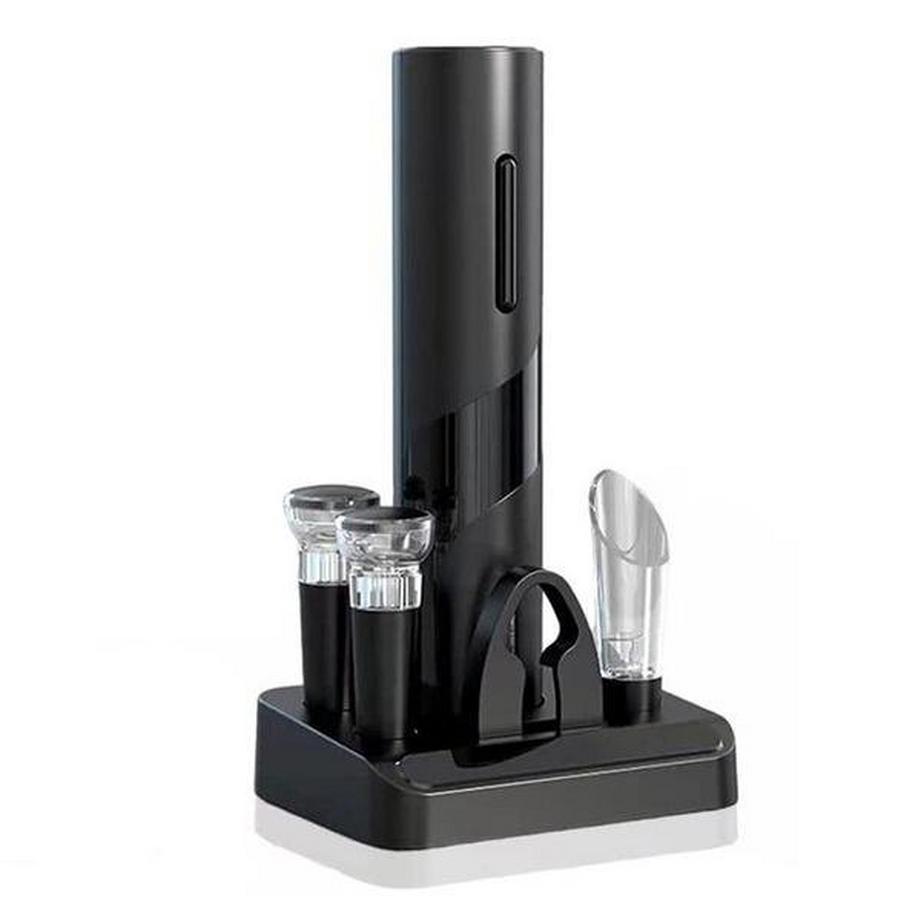 eStore  Weinzubehör - Set mit elektrischem Korkenzieher 