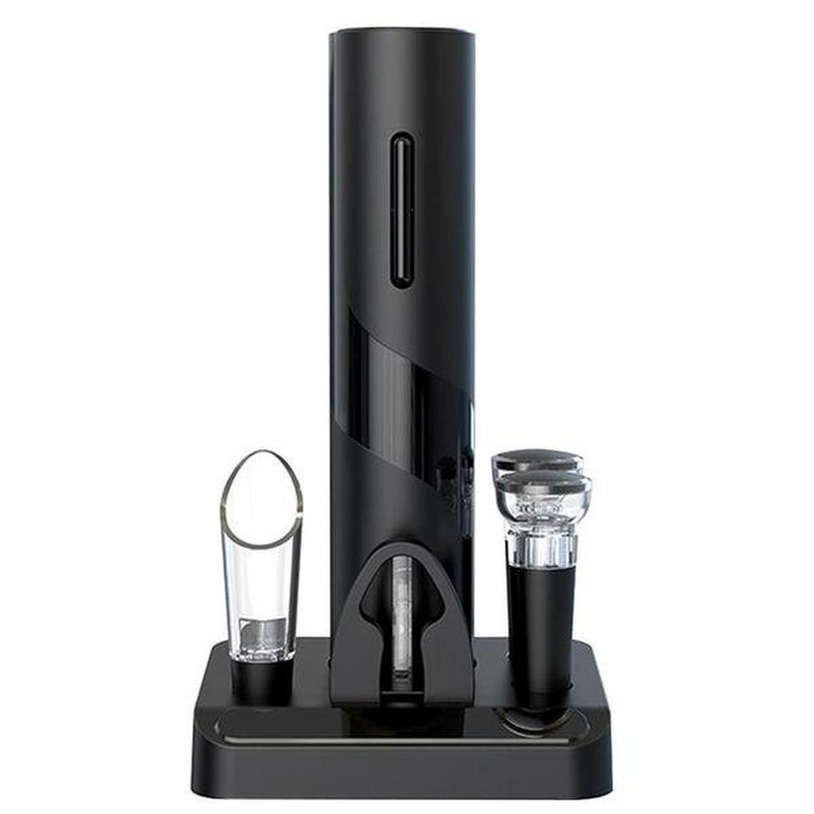 eStore  Weinzubehör - Set mit elektrischem Korkenzieher 