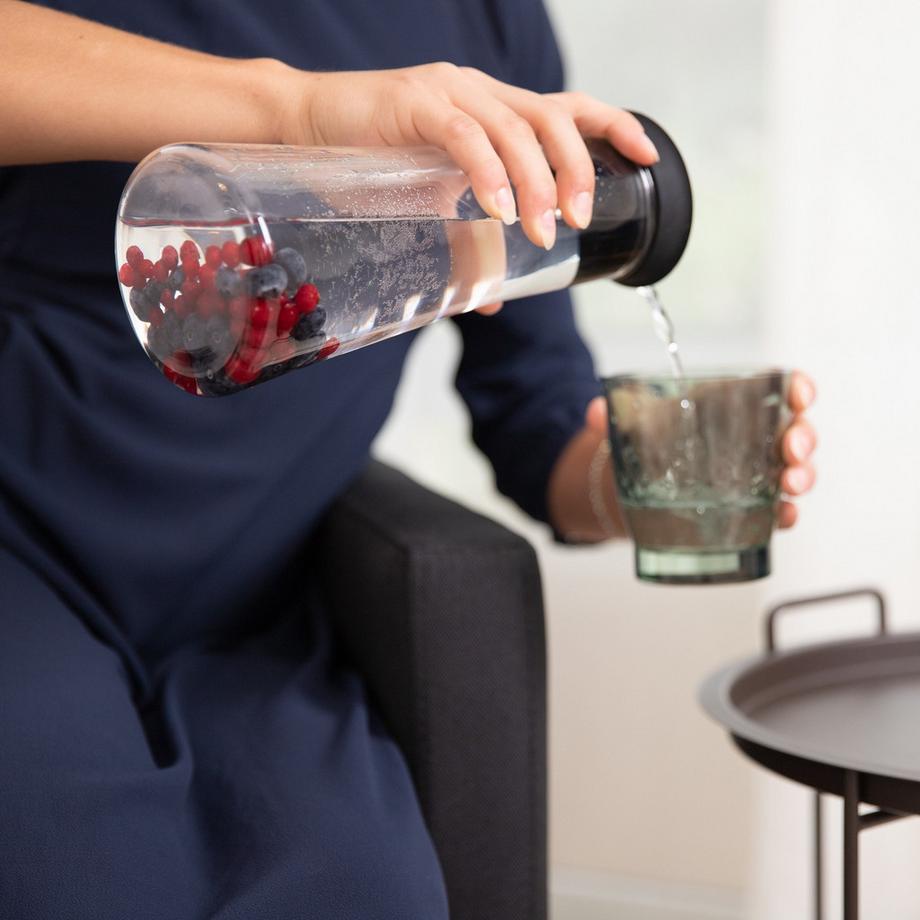 B2X  Carafe cylindrique en verre 1 l 