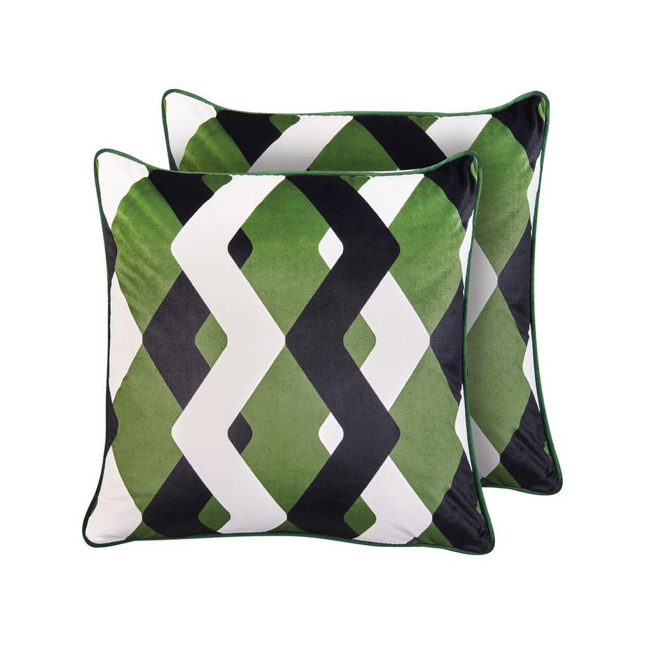 Beliani Gartenkissen 2er Set aus Polyester Modern SWAY  