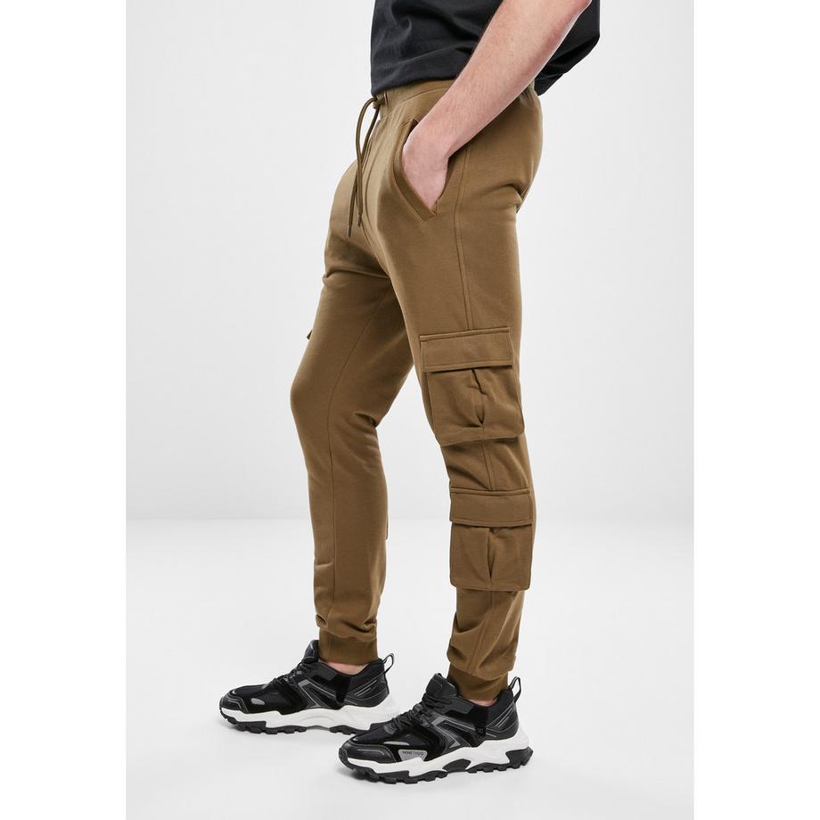 URBAN CLASSICS Double Pocket Terry Cargohose  