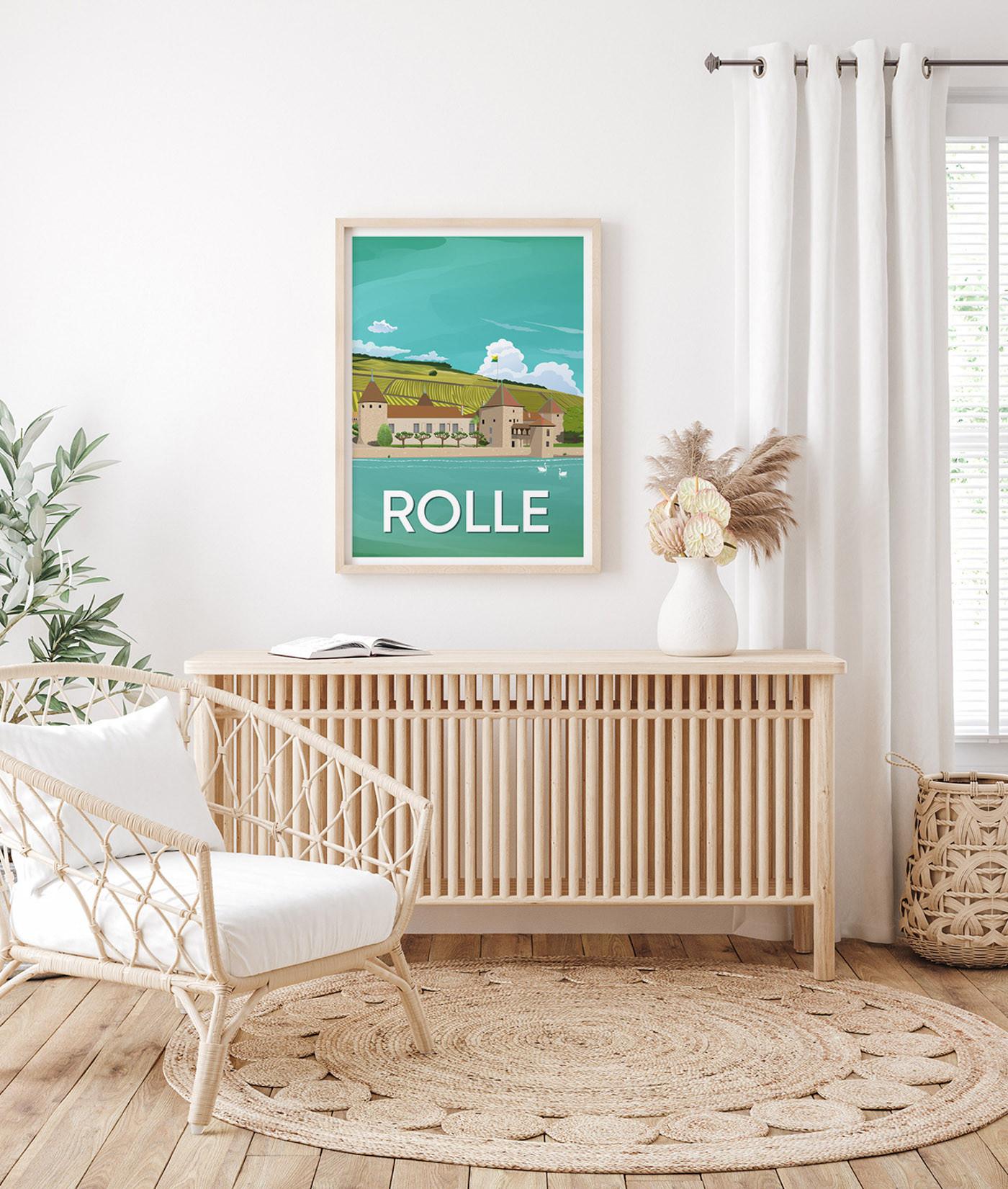 La-Jonx Affiche de Château de Rolle  