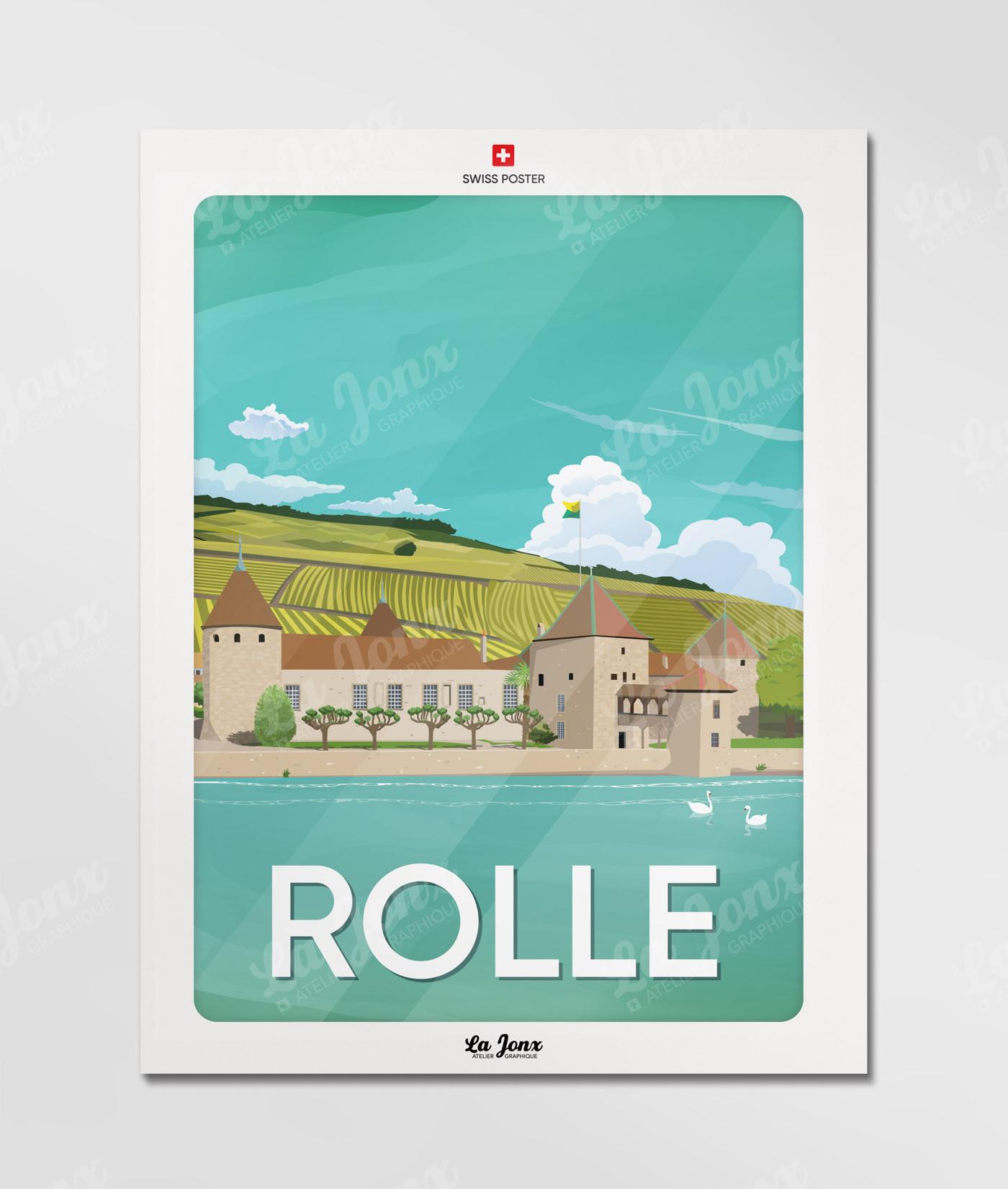 La-Jonx Affiche de Château de Rolle  