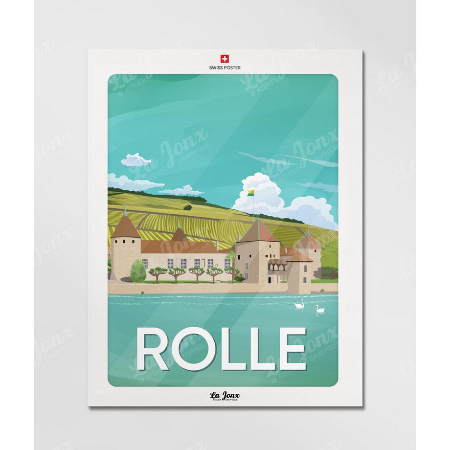 La-Jonx Château de Rolle - Poster  